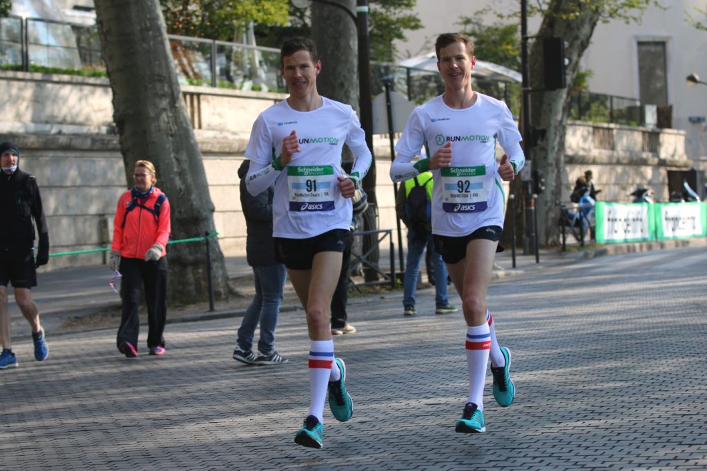 RunMotion au marathon de Paris